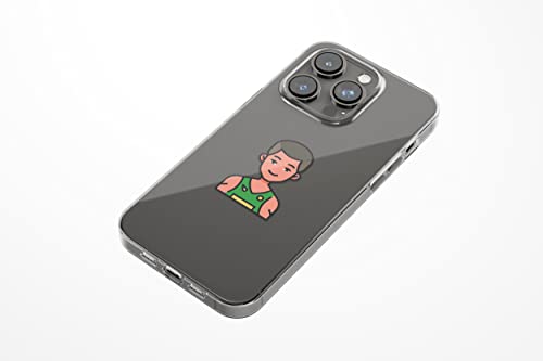 Bonateks, Etui z cyfrowym nadrukiem kompatybilne z iPhone 14 Pro, etui na telefon komórkowy, ochronne, odporne na uderzenia, silikonowe, elastyczne, przezroczyste etui na telefon