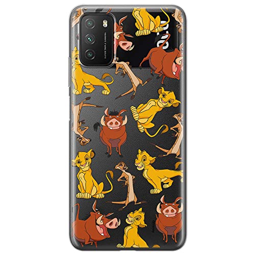 ERT GROUP etui na telefon Xiaomi REDMI 9T/ POCO M3, case oryginalny i oficjalnie licencjonowany przez Disney, wzór Simba & Friends 010, optymalnie dopasowane, plecki z TPU częściowo przeźroczyste