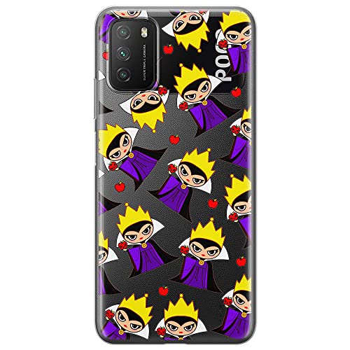 ERT GROUP etui na telefon Xiaomi REDMI 9T/ POCO M3, case oryginalny i oficjalnie licencjonowany przez Disney, wzór The Evil Queen 003, optymalnie dopasowane, plecki z TPU częściowo przeźroczyste
