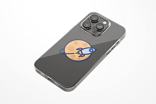 Bonateks, Etui z cyfrowym nadrukiem kompatybilne z iPhone 14 Pro, etui na telefon komórkowy, ochronne, odporne na uderzenia, silikonowe, elastyczne, przezroczyste etui na telefon