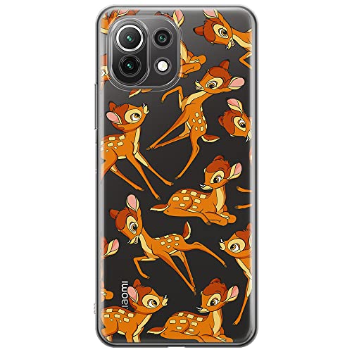 ERT GROUP etui na telefon Xiaomi 11 LITE 4G/5G, case oryginalny i oficjalnie licencjonowany przez Disney, wzór Bambi 017, plecki z TPU częściowo przeźroczyste