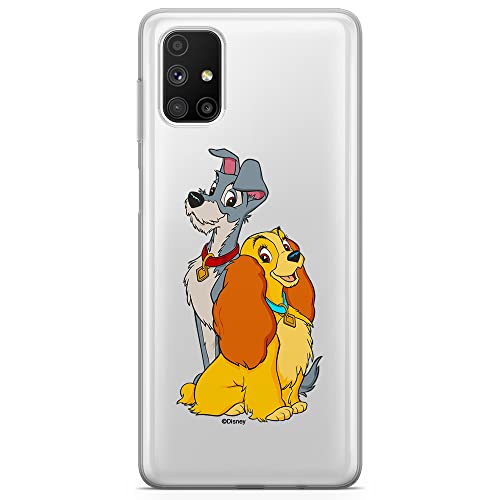 ERT GROUP etui na telefon Samsung M51, case oryginalny i oficjalnie licencjonowany przez Disney, wzór Lady and the Tramp 003, optymalnie dopasowane, plecki z TPU częściowo przeźroczyste