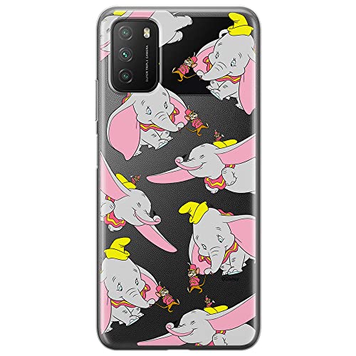 ERT GROUP etui na telefon Xiaomi REDMI 9T/ POCO M3, case oryginalny i oficjalnie licencjonowany przez Disney, wzór Dumbo 016, optymalnie dopasowane, plecki z TPU częściowo przeźroczyste