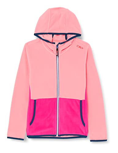 CMP - Kid G Jacket Fix Hood, Girl, Flamingo, 164
