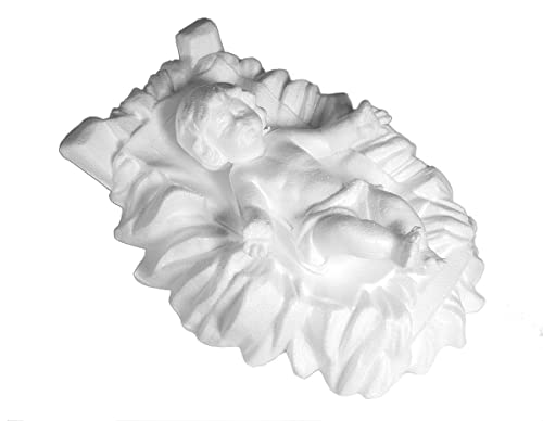 INNSPIRO Chłopiec, Porex Jezus 7,5x17 cm, Boże Narodzenie, Biały