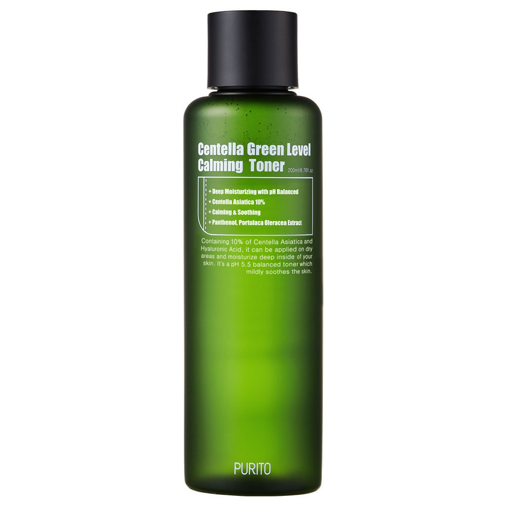 Purito Centella Green Level Calming Toner - Toner wygładzający na bazie wąkrotki azjatyckiej 8809563100163