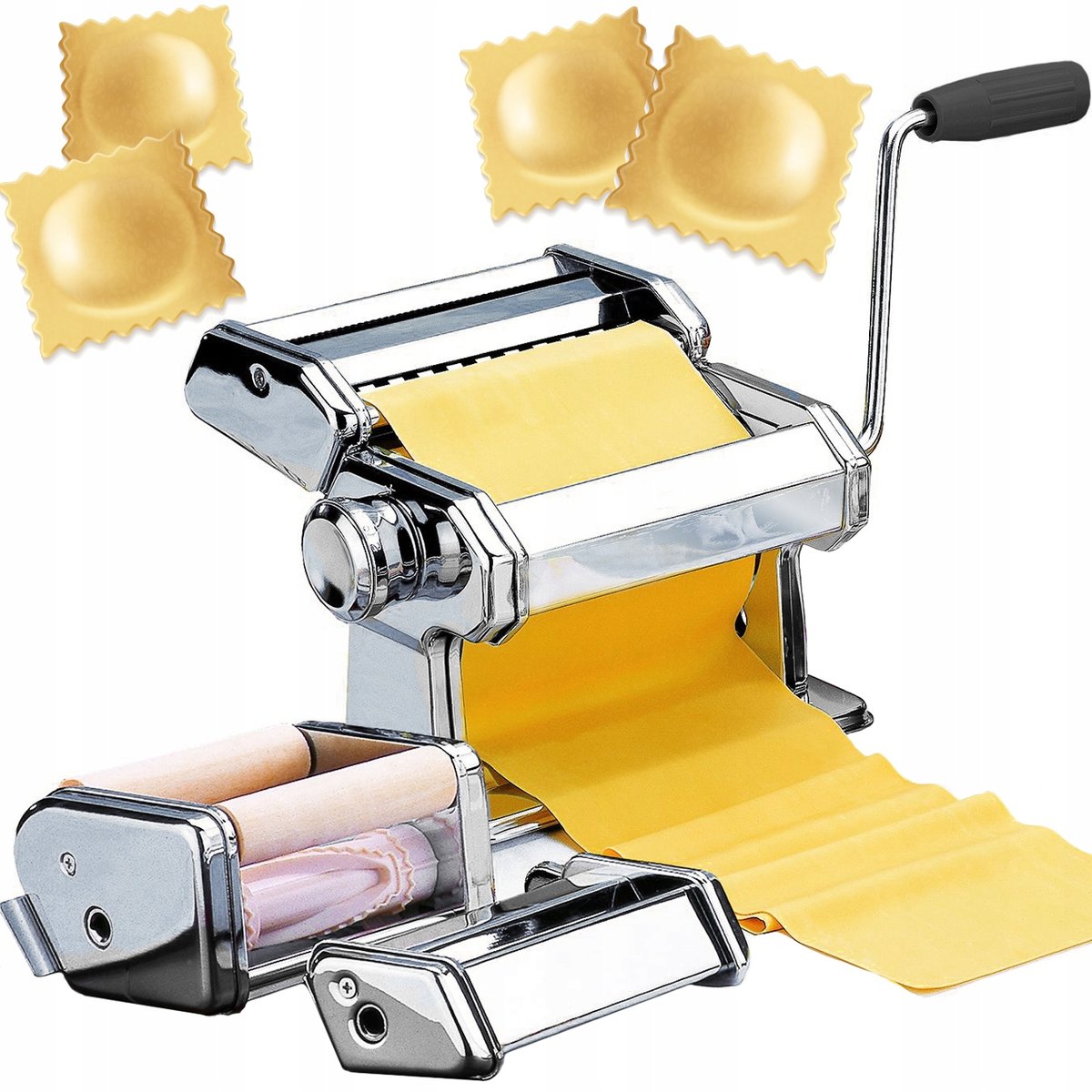 Maszynka Do Makaronu Pierogów Lasagne Ravioli 5W1 Pas-1+