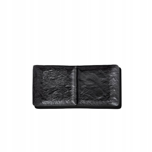 WILMAX Talerz prostokątny - 2 sekcja 27x13 cm WL-661135/A