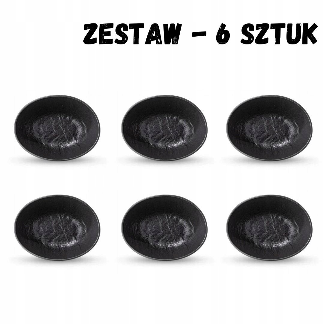 Wilmax Misa Owalna 13*10*6 cm -Zestaw 6 Szt