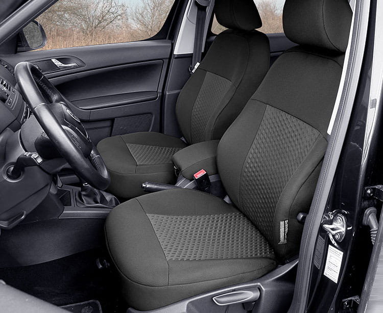 Miarowe pokrowce na przednie fotele Tailor Made dla Skoda Yeti