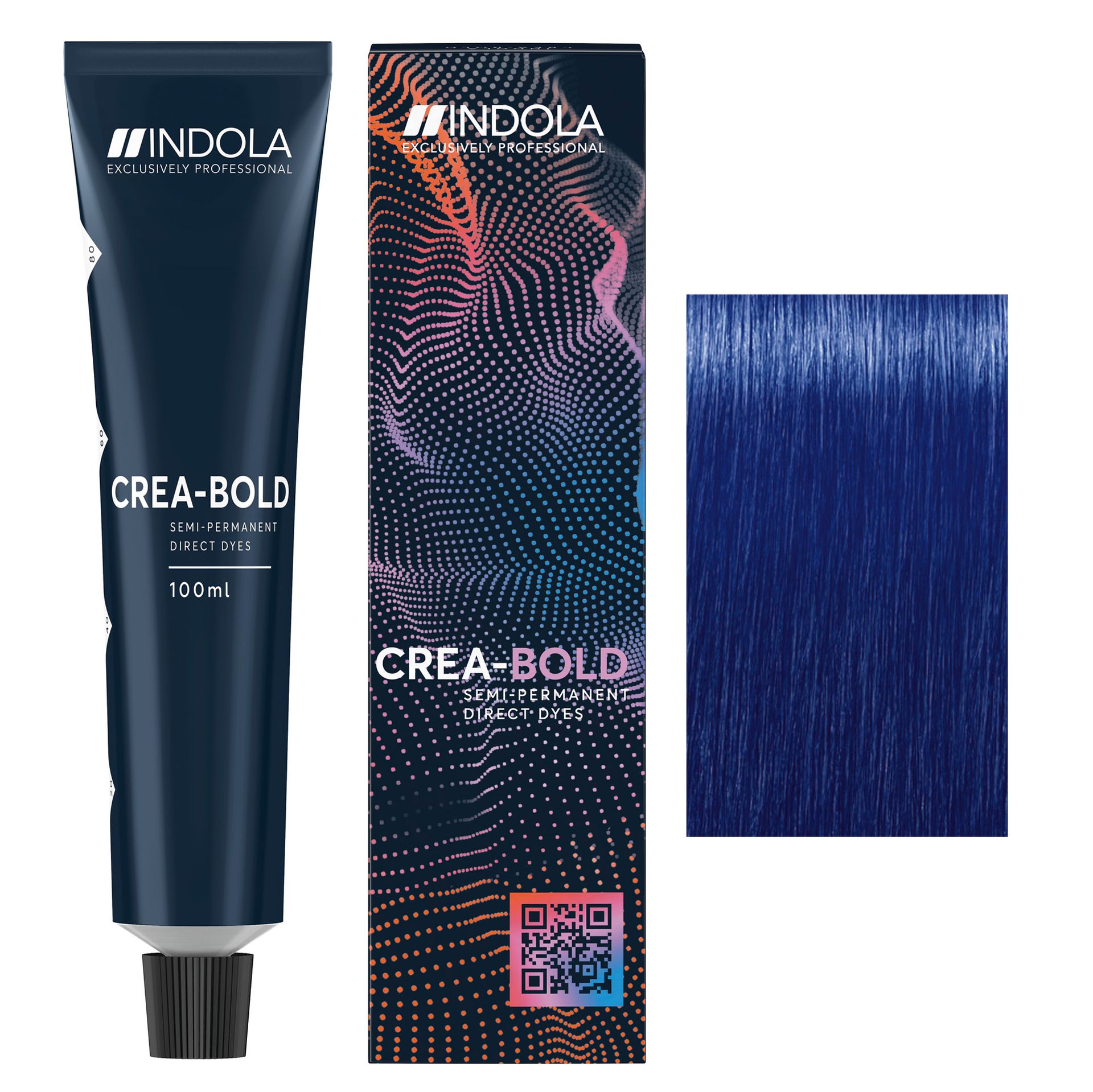 Indola Crea Bold, farba do włosów półtrwała, Indigo Blue, 100ml