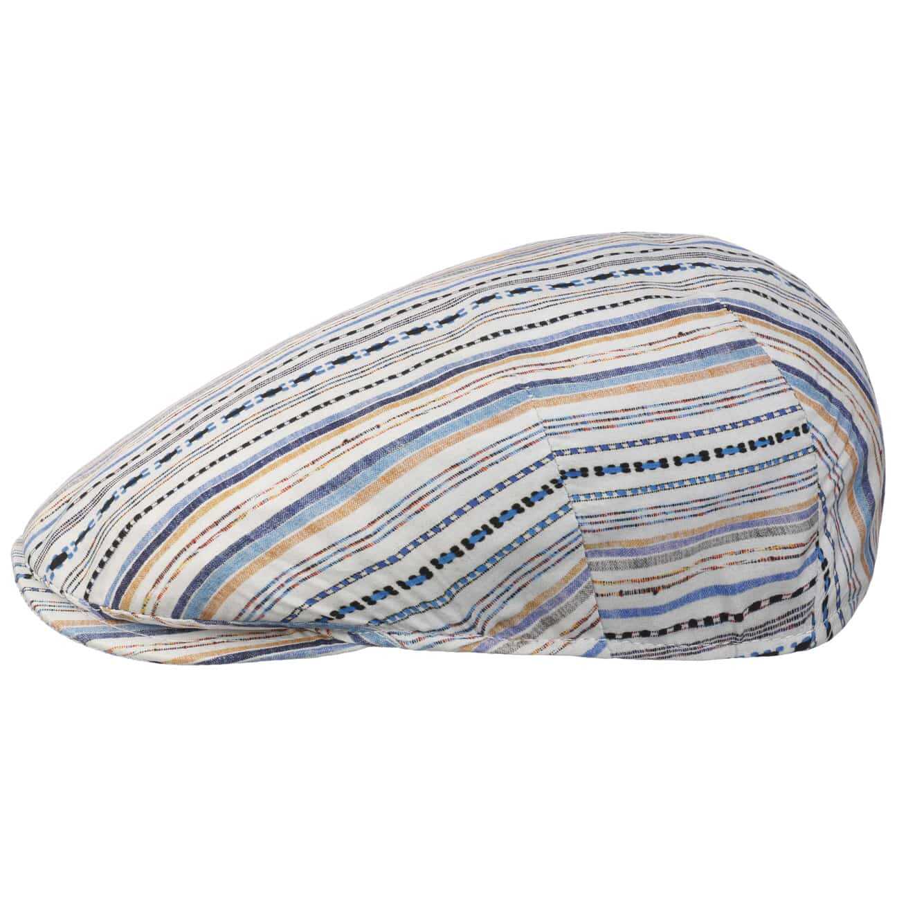Kaszkiet Trelico Colour Stripes, niebieski, L (58-59 cm)