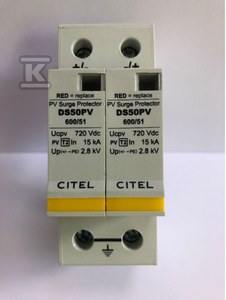 Ogranicznik przepięć typ 2 (C) 15/40KA 2P DS50PVS-600/51