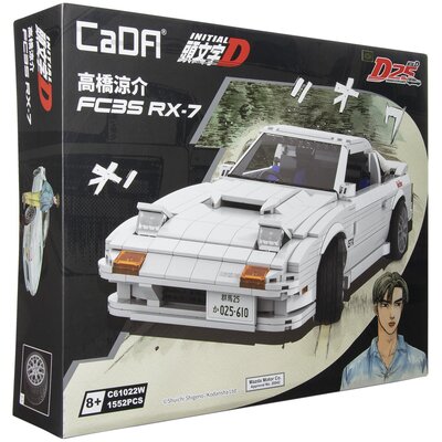 Opinie o zestaw klocków konstrukcyjnych biała Mazda RX-7 manga Initial-D 14066 Darmowa dostawa 14066-uniw