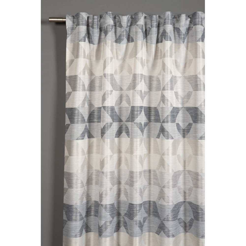 Szara firanka 245x140 cm Jacquard – Gardinia