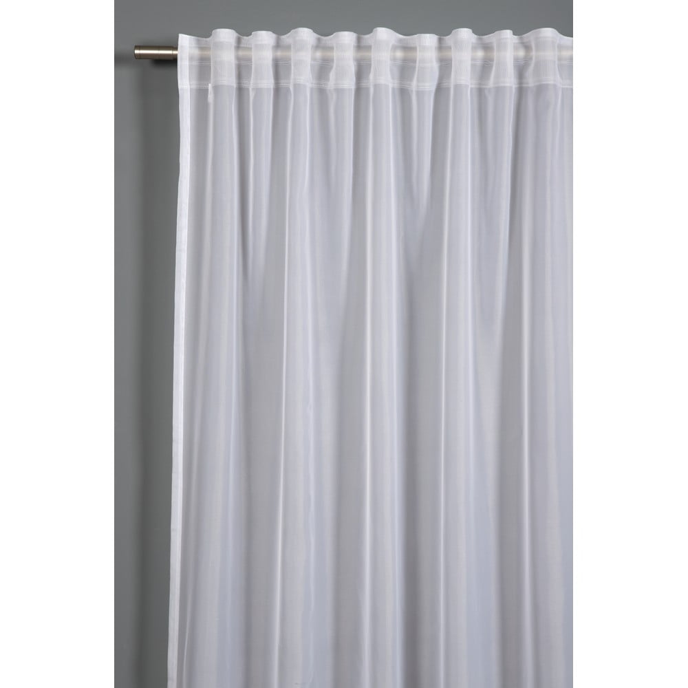Biała firanka 245x300 cm Voile Uni – Gardinia