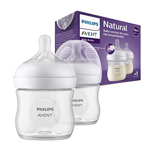 Philips Avent butelka Natural z Responsywnym smoczkiem 125ml, 2 szt. SCY900/02