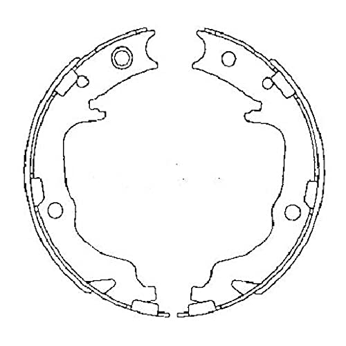 HELLA 8DA 355 050-871 Zestaw szczęk hamulcowych, hamulec postojowy - H1738