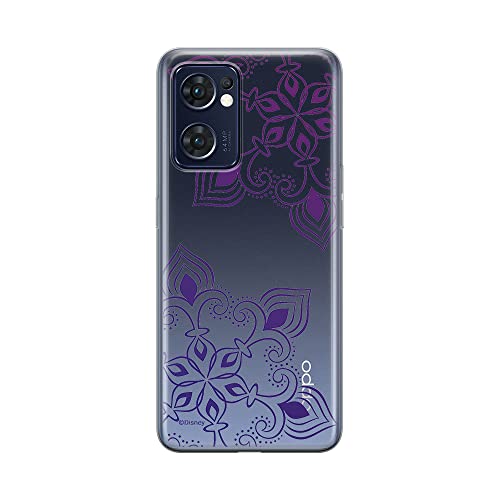 Etui Aladyn 003 Disney Nadruk częściowy Fioletowy Producent: OPPO, Model: RENO 7 5G