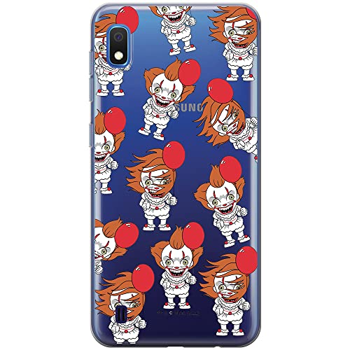 ERT GROUP etui na telefon Samsung A10, case oryginalny i oficjalnie licencjonowany przez Horror, wzór It 007, optymalnie dopasowane, plecki z TPU częściowo przeźroczyste