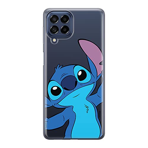 ERT GROUP etui na telefon Samsung M33 5G, case oryginalny i oficjalnie licencjonowany przez Disney, wzór Stitch 018, optymalnie dopasowane, plecki z TPU częściowo przeźroczyste