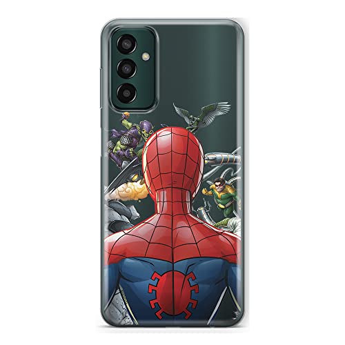 Etui Spider Man 004 Marvel Nadruk częściowy Przeźroczysty Producent: Samsung, Model: M13 4G/ M23 5G/ F23