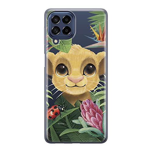 ERT GROUP etui na telefon Samsung M33 5G, case oryginalny i oficjalnie licencjonowany przez Disney, wzór Simba & Friends 002, optymalnie dopasowane, plecki z TPU częściowo przeźroczyste