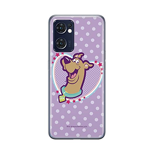 Etui Scooby Doo 005 Scooby Doo Nadruk pełny Fioletowy Producent: OPPO, Model: RENO 7 5G
