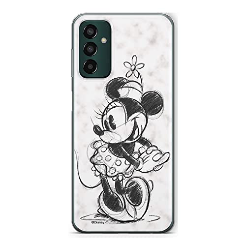 Etui Minnie 026 Disney Nadruk pełny Biały Producent: Samsung, Model: M13 4G/ M23 5G/ F23