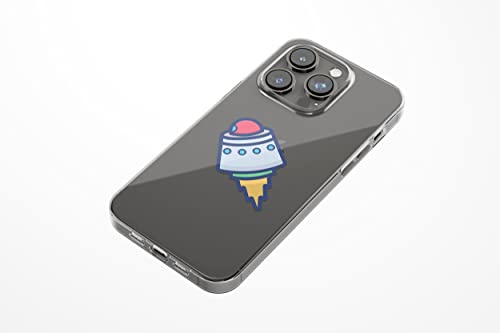 Bonateks, Etui z cyfrowym nadrukiem kompatybilne z iPhone 14 Pro, etui na telefon komórkowy, ochronne, odporne na uderzenia, silikonowe, elastyczne, przezroczyste etui na telefon