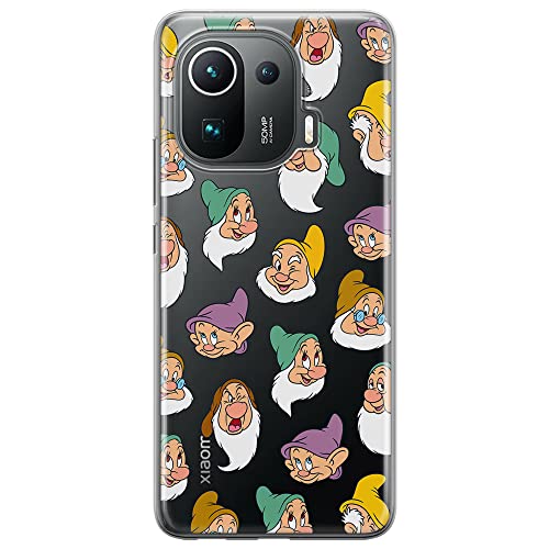 ERT GROUP etui na telefon Xiaomi MI 11 PRO, case oryginalny i oficjalnie licencjonowany przez Disney, wzór Snow White and the Seven Dwarfs 015, plecki z TPU częściowo przeźroczyste