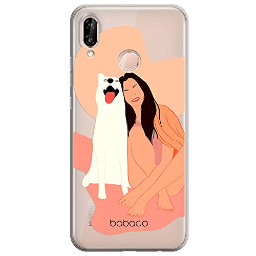 ERT GROUP etui na telefon Huawei P20 LITE, case oryginalny i oficjalnie licencjonowany przez Babaco, wzór Dogs 005, optymalnie dopasowane, plecki z TPU częściowo przeźroczyste