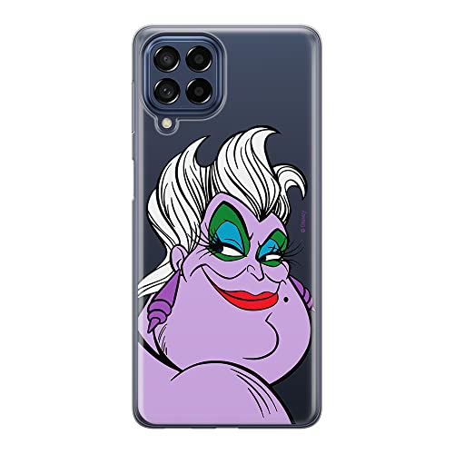 ERT GROUP etui na telefon Samsung M33 5G, case oryginalny i oficjalnie licencjonowany przez Disney, wzór Ursula 001, optymalnie dopasowane, plecki z TPU częściowo przeźroczyste