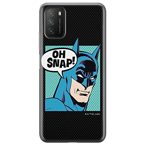 ERT GROUP etui na telefon Xiaomi REDMI 9T/ POCO M3, case oryginalny i oficjalnie licencjonowany przez DC, wzór Batman 038, optymalnie dopasowane, plecki z TPU