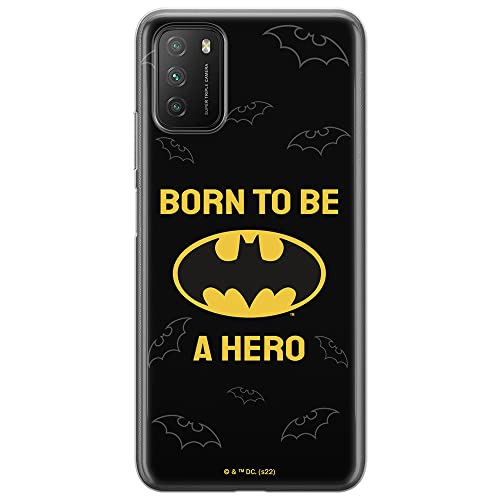 ERT GROUP etui na telefon Xiaomi REDMI 9T/ POCO M3, case oryginalny i oficjalnie licencjonowany przez DC, wzór Batman 058, optymalnie dopasowane, plecki z TPU