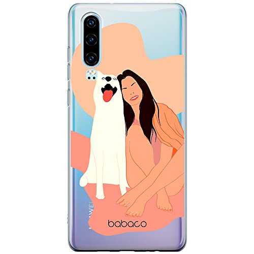 ERT GROUP etui na telefon Huawei P30, case oryginalny i oficjalnie licencjonowany przez Babaco, wzór Dogs 005, optymalnie dopasowane, plecki z TPU częściowo przeźroczyste
