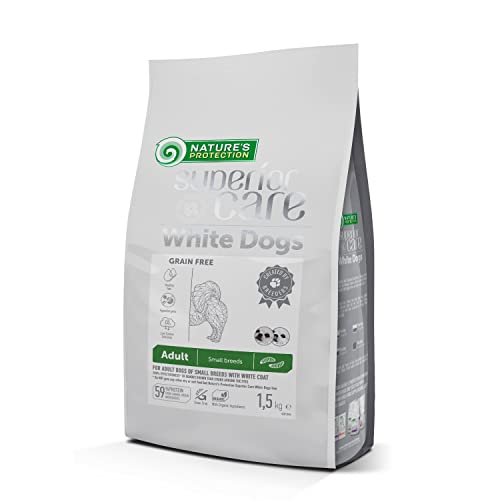 Natures PROT White Dog Adult Small Grain Free Owady 1,5 kg