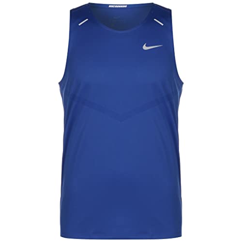 Nike CZ9179-480 M NK DF Rise 365 Tank Długi sweter Royal/Reflective Silv L