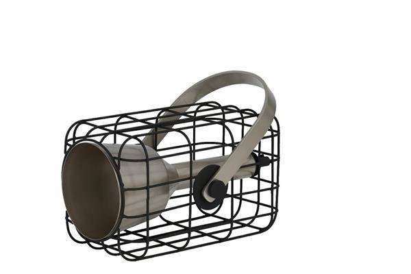 D2.Design DESIGN Lampa stołowa Castro czarna/jasne złoto Design 149732