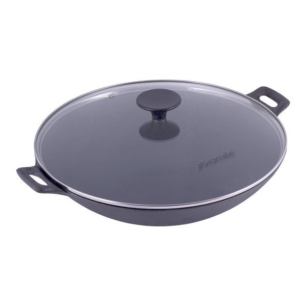 Kamille Patelnia głęboka wok żeliwny 30cm 4814V