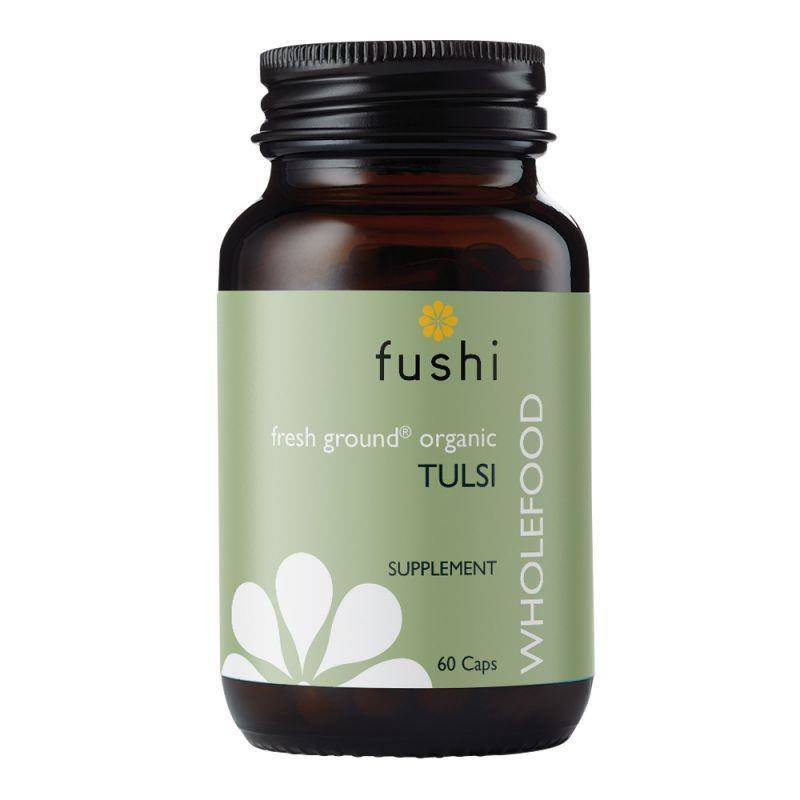 Fushi Tulsi BIO 60 kapsułek SUPLEMENT DIETY Fushi Wellbeing 5060112865367