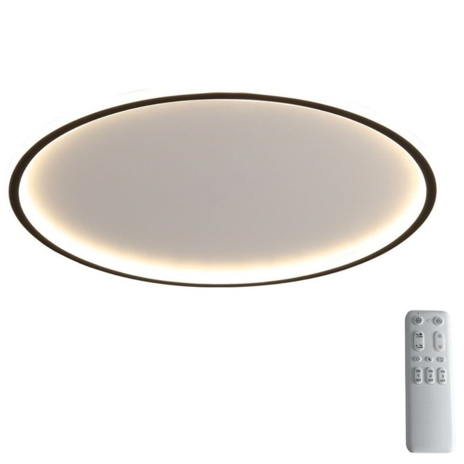 Ledowy plafon ABIGALI-MD1803-R50-Y 36W z pilotem ściemnialny biały