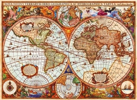 Grafika Puzzle 3000 Mapa świata - Grafika
