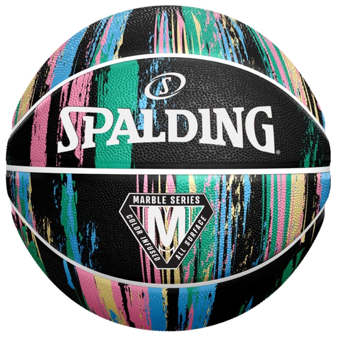 Spalding Marble Ball 84405Z, Piłka Do Koszykówki Czarna