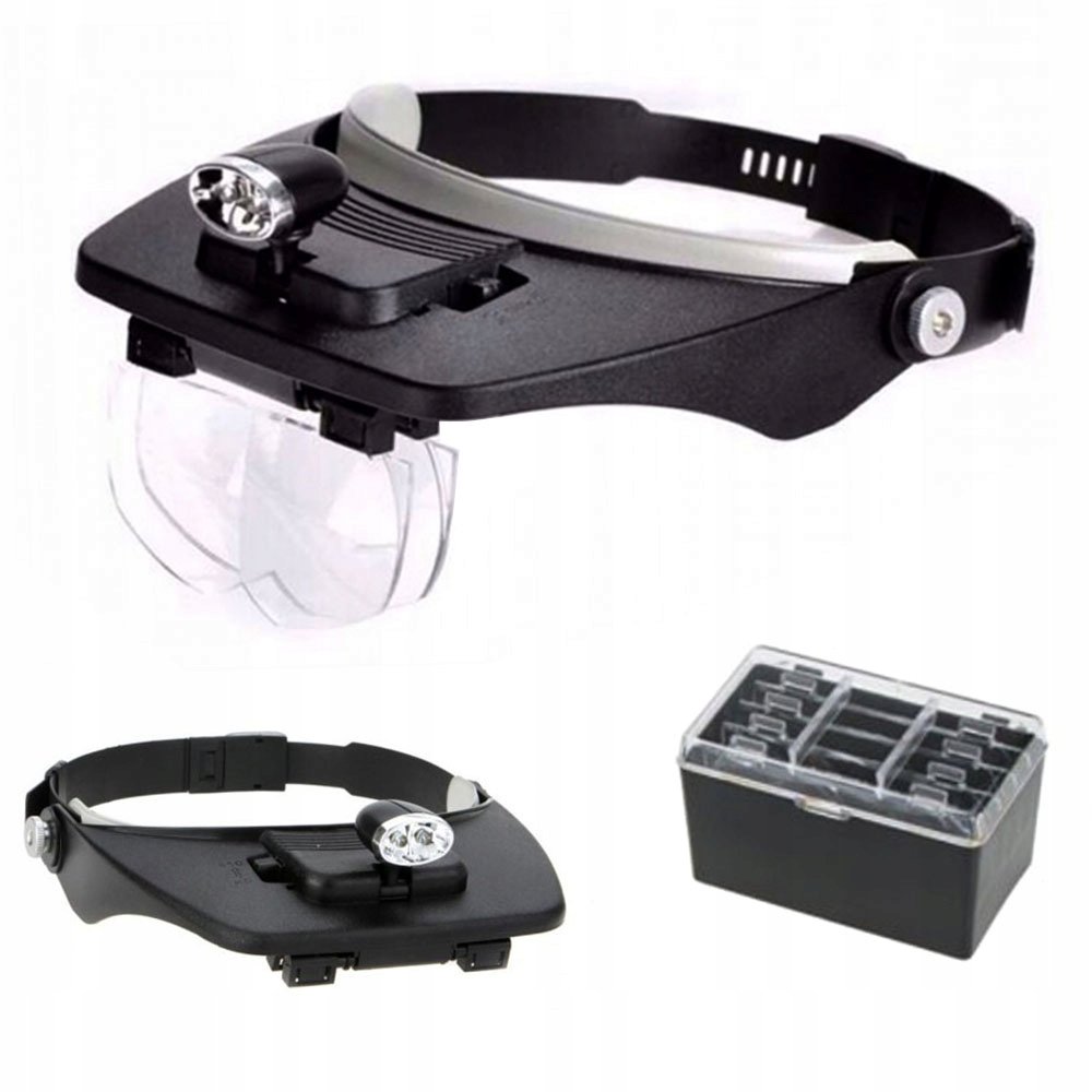 Lupa Verk Group, Nagłowna Okulary Precyzyjne Mocny 2 Led Głowę