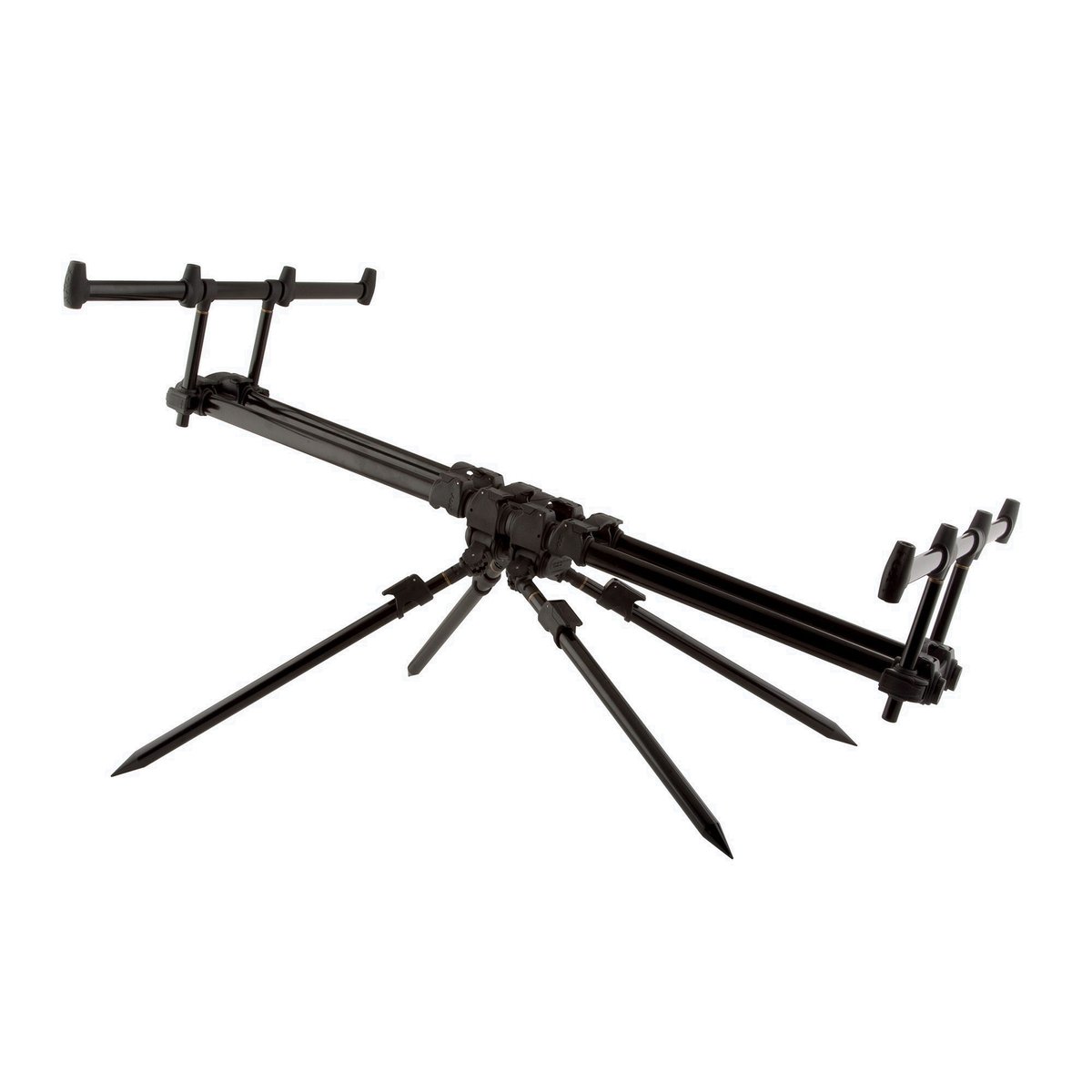 Stojak na 4 wędki Fox Ranger MK2 Pod Inc Case czarny CRP031