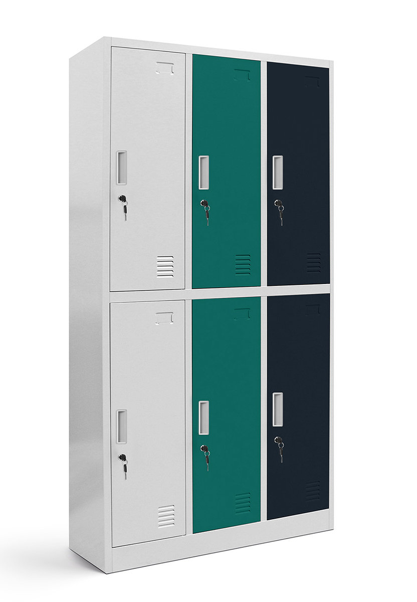Jan Nowak Socjalna szafa BHP na odzież sześciokomorowa IGOR IGOR