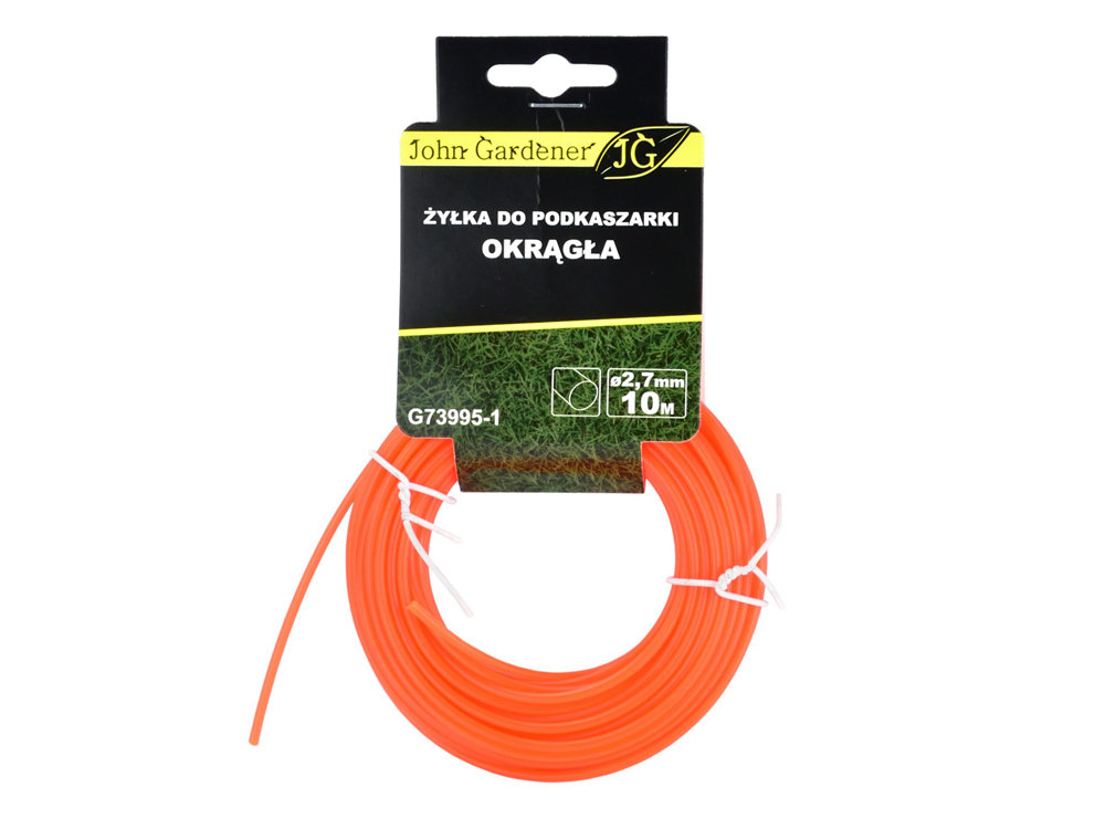ŻYŁKA TNĄCA DO KOS I PODKASZAREK 2,7 MM 10 MB JG G73995-1 OKRĄGŁA