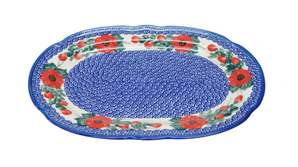 Ceramiczny półmisek owalny Ceramika Bolesławiec