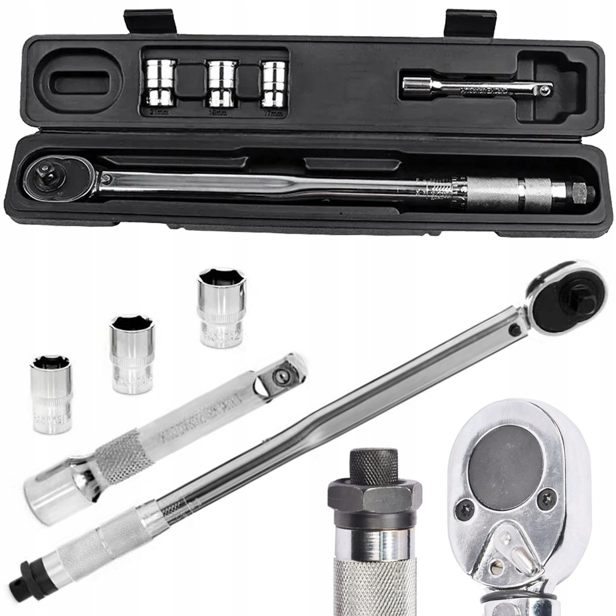 KLUCZ DYNAMOMETRYCZNY DO KÓŁ 17/19/21 1/2 28-210Nm 28-210Nm